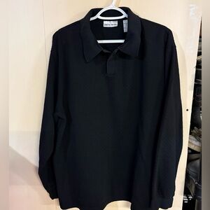 Vintage Pierre Cardin Men's Classic Black Polo